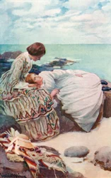 Illustration for Good Wives by Louisa M. Alcott